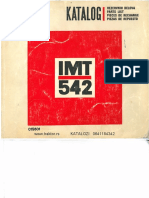 Imt Katalog Rezervnih Delova Imt 542 Menjac PDF