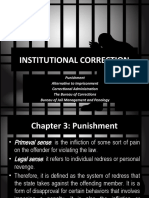 INSTITUTIONAL PUNISHMENT ALTERNATIVES