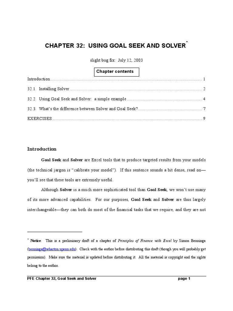 Pfe Chap32a | PDF | Microsoft Excel | Teaching Mathematics