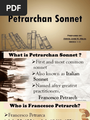 Petrarchan Sonnet