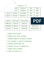 Literele A H PDF