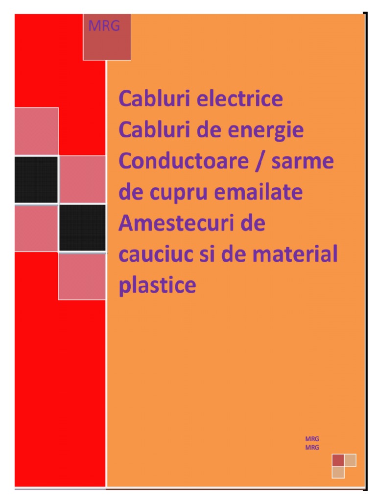 Cabluri Electrice, Etc | PDF
