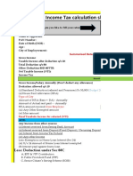 ITR 1 Calculator FY 2020 21 AY 2021 22