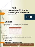 Análisis Granulométrico de Suelos Por Tamizado