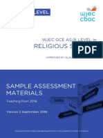 Wjec Gce Religious Studies Sams From 2016 e PDF