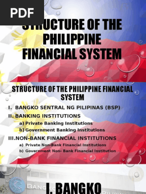 Philippine Financial System Structure Pdf Banks Loans