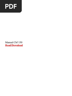 Manual Cbf 150 Pdf Honda Motorcycle