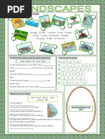 Landscapes Vocabulary Exercises Icebreakers Oneonone Activities Reading Comprehens 52760