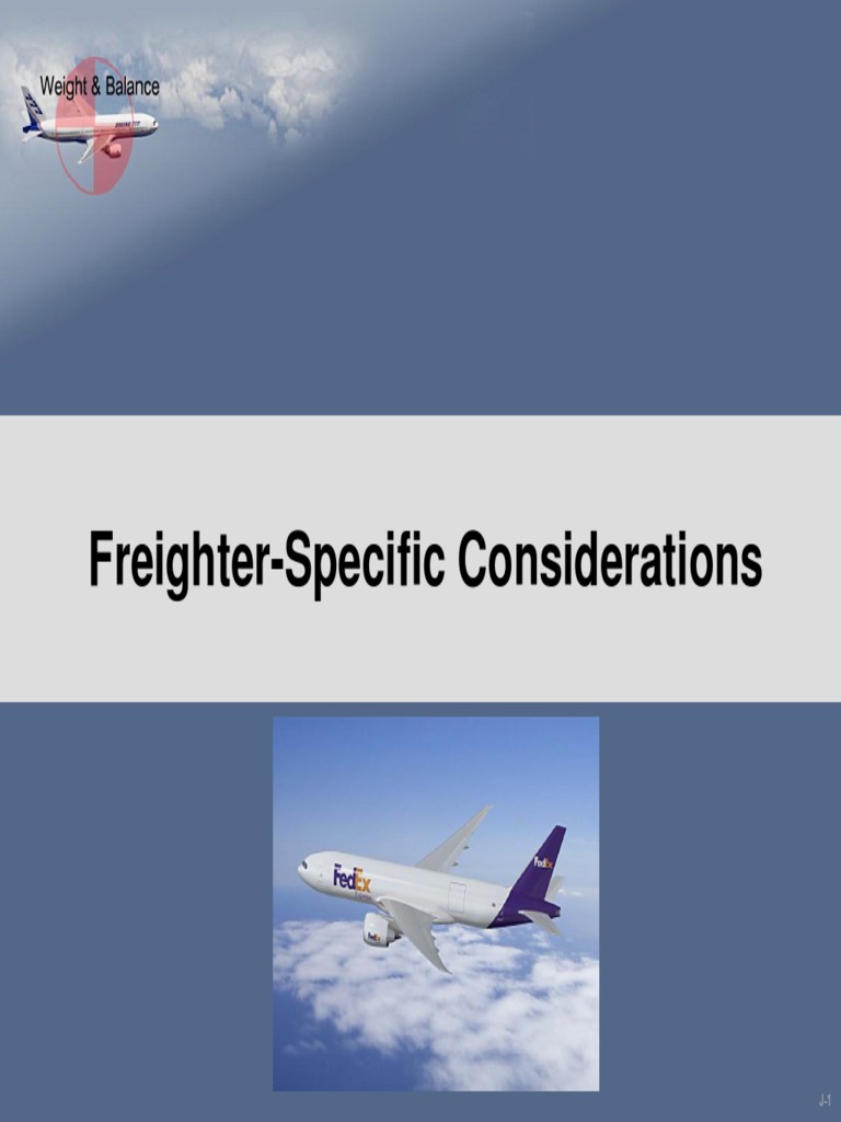 Frangible Cargo and Load Limits for Freighters | PDF | Landing Gear ...