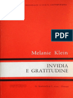 Melanie Klein - Invidia e gratitudine. Psicoanalisi e civiltà contemporanea (1957) - Martinelli 1985.pdf