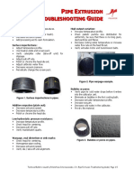 Pipe Extrusion Troubleshooting Guide