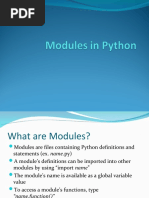 Modules and Packages in Python