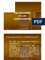 Obligaciones de Los Comerciante