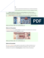 billetes de guatemala