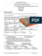 Stiintele Pamantului Subiect Judeteana 2020 PDF