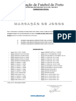 CIRCULAR Nº.114 (19-20) - Marcação de Jogos C.D. Futebol Época 2019-2020 - 2 A 8 de Novembro de 2019