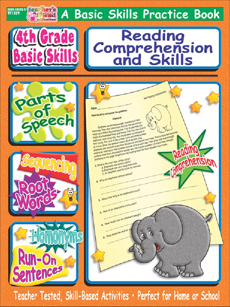 4th Grade Basic Skills Reading Comprehension And Reading Skills Pdf