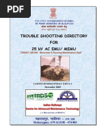 Troubleshooting Directory For 25 KV AC EMU-MEMU