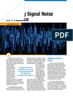 Reducing Signal Noise