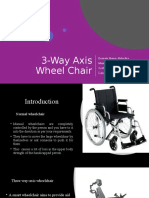 3-Way Axis Wheel Chair 