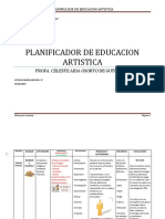 Planificador Educacion Artistica