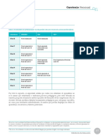 Tabla Estándares de Aprendizaje