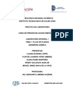 2 PRÁCTICA FLUJO DE FLUIDOS LECHOS EMPACADOS Flor