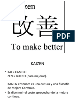 KAIZEN: Filosofía japonesa de mejora continua