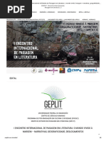 ENIPLIT - I Encontro Internacional de Estudos de Paisagem em Literatura_ o mundo vivido à margem – narrativas, geograficidade, deslocamentos