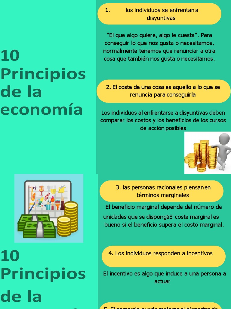 Diez Principios de La Economia | PDF | Inflación | Crecimiento económico