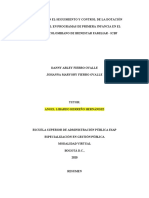 Proyecto de Ensayo DEFICIENCIA EN EL SEGUIMIENTO Y CONTROL DE LA DOTACIÓN INSTITUCIONAL EN PROGRAMAS DE PRIMERA INFANCIA EN EL ICBF