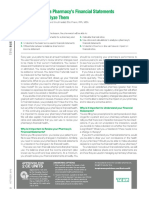 Analyzing Pharmacy Financial Statements - Post