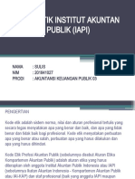 kode etik institut akuntan publik power point