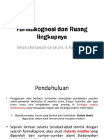 Farmakognosi Dan Ruang Lingkupnya