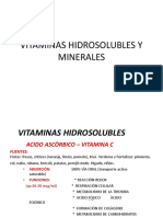 Vitaminas Hidrosolubles y Minerales 2018