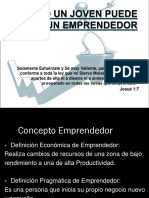 COMO UN JOVEN PUEDE SER UN EMPRENDEDOR