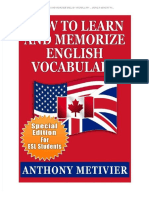 How To Learn and Memorize English Vocabularypdf PDF