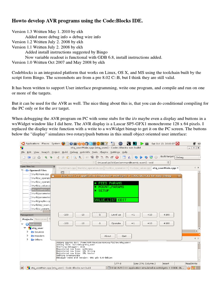 Howto Code - Blocks and AVR1 - 3 PDF | PDF | Classes Of Computers ...