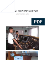 General Ship Knowledge - Safe Navigation