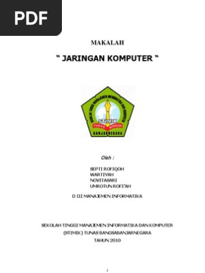 Microsoft Word Makalah Jaringan Komputer