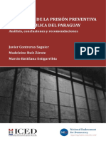 Analisis de La Aplicacion de La Prision Preventiva en Paraguay