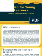 English For Young Learners - Speaking