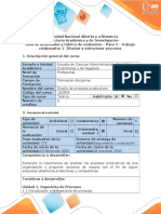 Guía de Actividades y Rúbrica de Evaluación - Paso 2 - Trabajo Colaborativo 1 - Diseñar y Estructurar Procesos