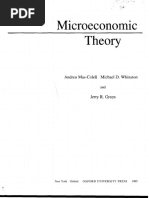 Mas-Colell, Whinston & Green - Microeconomic Theory (1995)