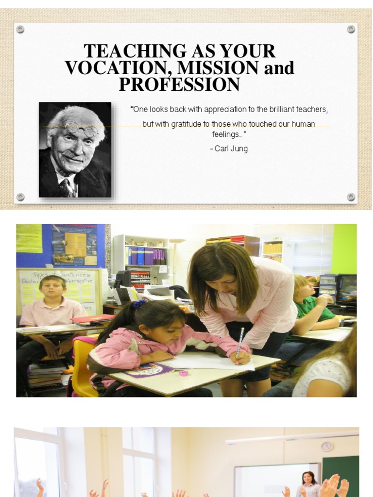 Teaching: Vocation, Mission, Profession | PDF | Teachers | Cognition