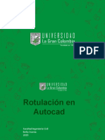 Autocad Rotulación - PPSX