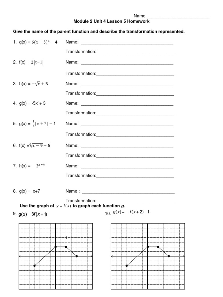 Module 2 Unit 4 Lesson 5 Homework | PDF | Elementary Mathematics