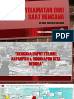 penyelamatan diri saat kejadian bencana