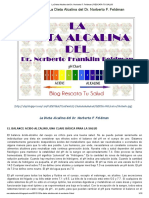 La Dieta Alcalina del Dr. Norberto F. Feldman _ RESCATA TU SALUD