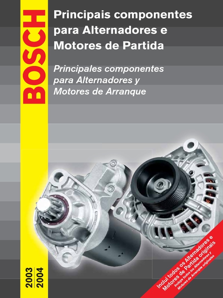 BOSCH Alternador 0 124 325 052 90A Alternadores Con Polea Múltiple : BOSCH
